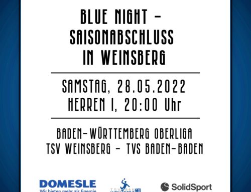 Blue Night – Saisonabschluss in Weinsberg am Sa, 28.05.2022