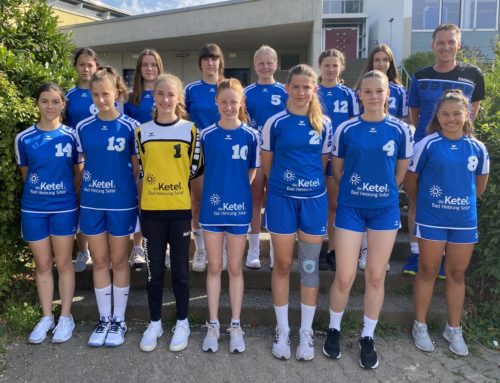 Weibliche C-Jugend gewinnt zweites Auswärtsspiel in Folge gegen die JSG Neckar-Kocher 2 mit 16:15