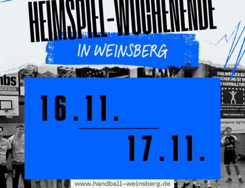 HEIMSPIEL-WOCHENENDE IN DER WEIBERTREUHALLE 🔥