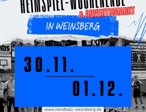 HEIMSPIEL-WOCHENENDE IN DER WEIBERTREUHALLE 🔥 + WEIHNACHTLICHES WEINSBERG (ADVENTSMARKT) 🎄