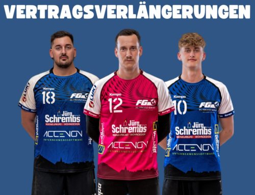 Die TSV-Handballer freuen sich über drei frühzeitige Vertragsverlängerungen ☑️