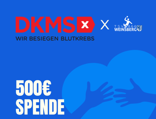 Handballer des TSV Weinsberg spenden 500€ an die DKMS