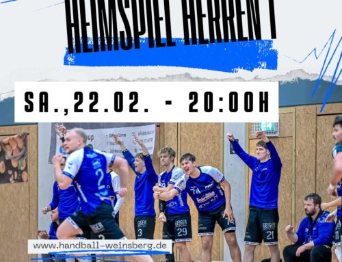 Wichtiges Heimspiel am Samstag, 22.02.2025