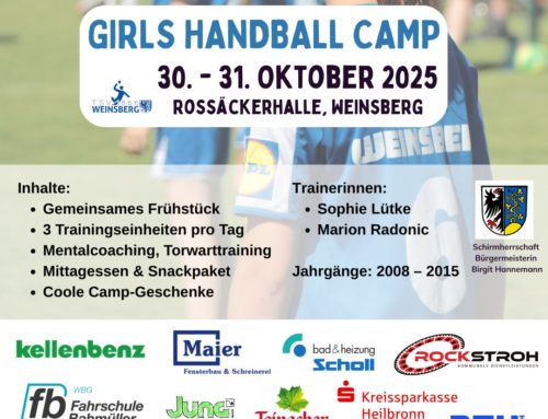 ✨ 1. Girls Handball Camp in Weinsberg ✨