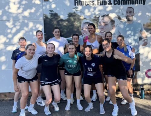 Unsere wA durfte beim CrossFit schwitzen – und hat die Damen direkt mitgeschleppt.
